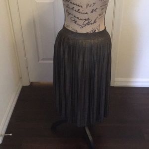 Gold and Black Shimmer Skirt